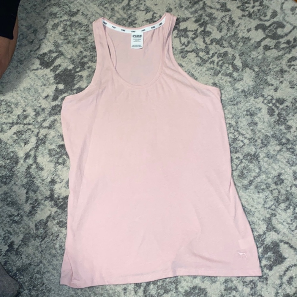 victoria secret pink racerback tank